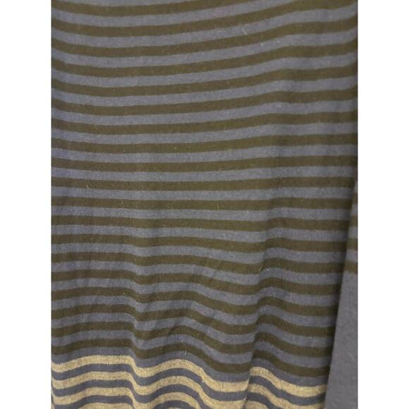 ALFANI Mens Black Blue Geometric Stroped Crew Neck Pullover Sweater XL - Picture 5 of 7